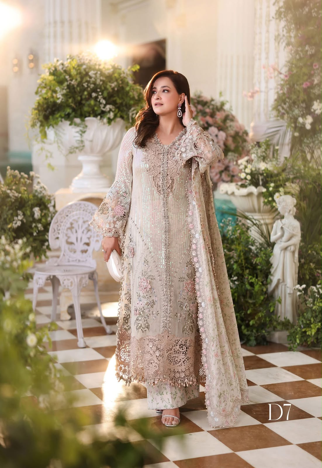 Maria B Chiffon Embroidered Unstitched Collection