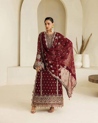 Alizeh Chiffon Embroidered Unstitched Collection