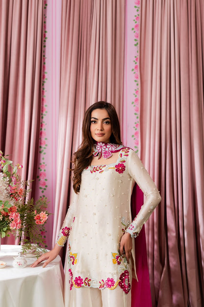 SHANZAY ANOOSHAY MULTI FLORAL SHAMOZ