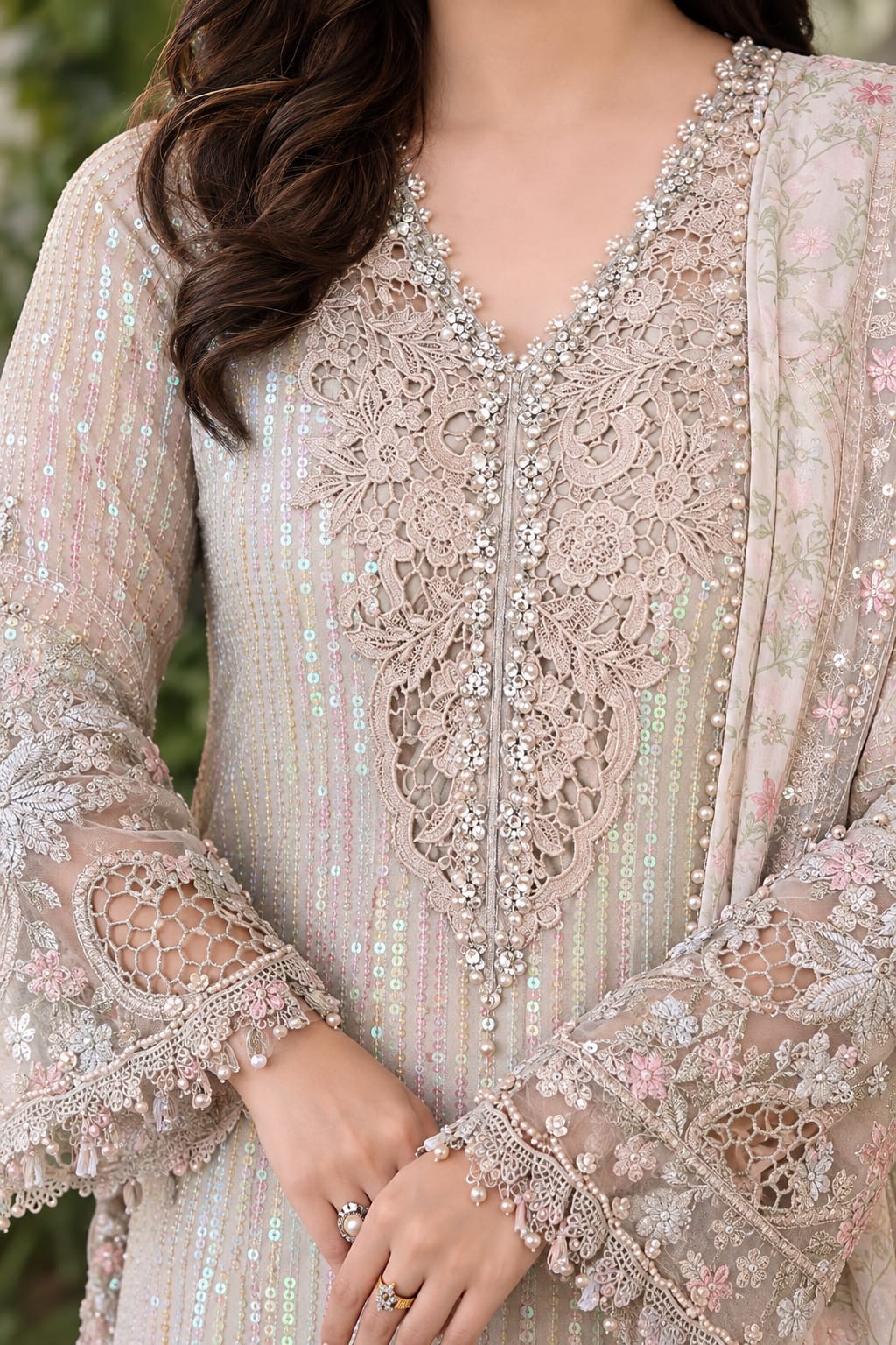 Maria B Chiffon Embroidered Unstitched Collection