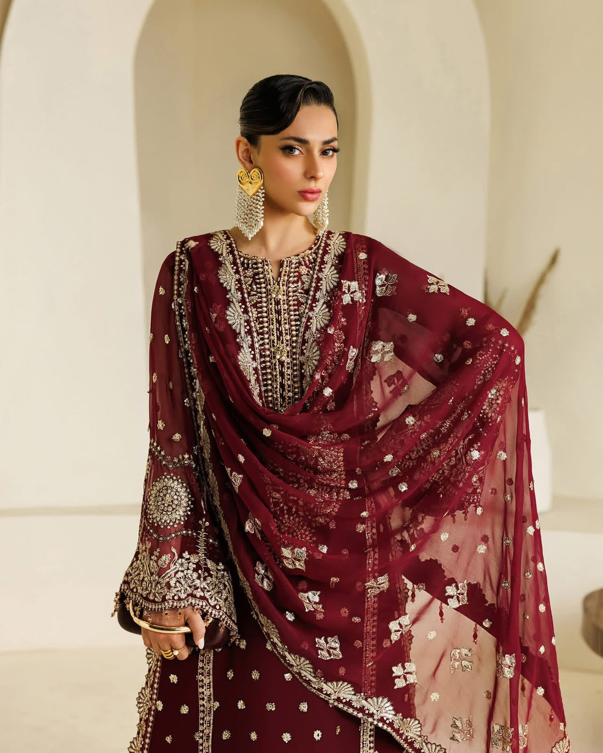 Alizeh Chiffon Embroidered Unstitched Collection